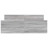 Bed Frame without Mattress Grey Sonoma 135x190 cm Double 3203794