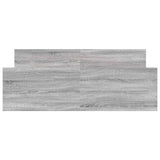Bed Frame without Mattress Grey Sonoma 135x190 cm Double 3203794