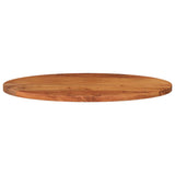 Table Top 110x40x2.5 cm Oval Solid Wood Acacia 370801