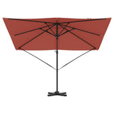 Roma Parasol Red 286 x 284 x 265 cm Aluminium and Polyester 42003342