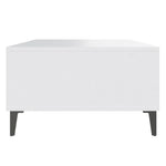 ZNTS Coffee Table White 103.5x60x35 cm Engineered Wood 806022