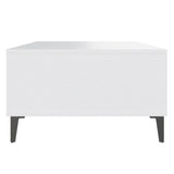 ZNTS Coffee Table White 103.5x60x35 cm Engineered Wood 806022