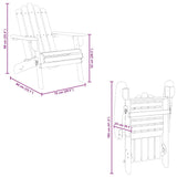 Garden Adirondack Chairs 2 pcs Solid Wood Acacia 3145014