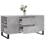 Coffee Table Concrete Grey 102x44.5x50 cm Engineered Wood 831008