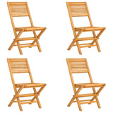 Garden Dining Set Natural Teak Solid Teak Wood Medium Foldable 3155040