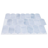 Feather Tile 50 pcs Light Blue 30 x 30 cm Polyurethane and PET 42046206