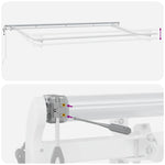 Retractable Awning Multicolour 400 x 200 cm 3329845