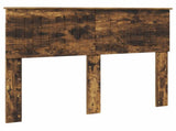 Storage Bed with Drawer Smoked Oak 120 x 200 cm Engineered Wood 3410816