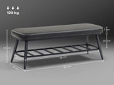 Leather Shoe Storage Bench 72790900