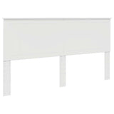 Headboard with Headboard White 180 cm Engineered wood 887725