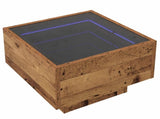 Coffee Table Old wood 40 x 40 x 30 cm Engineered wood 879656