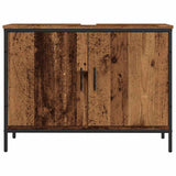 Sink Cabinet Old Wood 80x30x60 cm Engineered Wood 857700