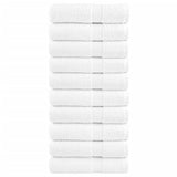 Premium Bath Towels "SOLUND" 10 pcs White 100x150 cm 600 gsm 137134