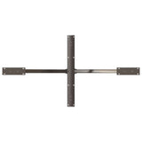 Dining Table Leg Spider Shape Black 150x78x cm Steel 4013119