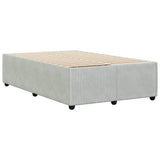 Bed Frame without Mattress Light Grey 120x200 cm Velvet 3285000