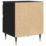 Bedside Cabinet 2 pcs Black Oak 40 x 35 x 50 cm Engineered Wood 862966