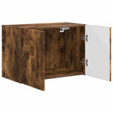 TV Wall Cabinet Smoked Oak 59.5 x 31 x 40 cm Engineered Wood 892339