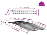 Ramp for Wheelchair 270 kg Silver 270 kg Aluminium 42021098