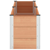 Garden Raised Bed Brown 250 x 50 x 54 cm 42039008