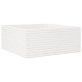 Garden Planter White 110x110x46 cm Solid Wood Pine 3282435