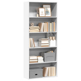 Book Cabinet White 80x30x189 cm Engineered Wood 3314669