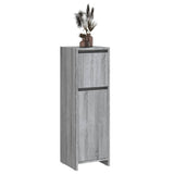 Bathroom Cabinet Grey Sonoma 30x30x95 cm Engineered Wood 815553