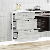 Kitchen Base Cabinet Kalmar Grey Sonoma Engineered Wood 854285