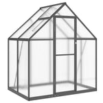 ZNTS Greenhouse with Base Frame Anthracite 169x114x195 cm Aluminium 4005824