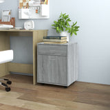 Rolling Cabinet Grey Sonoma 45x38x54 cm Engineered Wood 815964