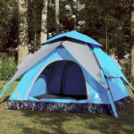 Camping Tent Dome 3-Person Blue Quick Release 4004178