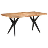 Dining Table 160x80x76 cm Solid Acacia Wood 323565