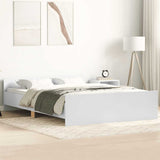 Bed Frame without Mattress White 120x190 cm Small Double 3203775