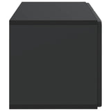 Wall-Mounted TV Cabinet Black 59.5 x 31 x 30 cm Engineered Wood 898366