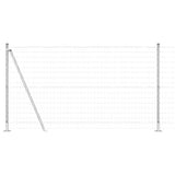 Welded Wire Fence with Concrete Base 10 x 1.2 m 3350993