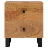 Bedside Cabinets 2 pcs 40x33x46 cm Solid Wood Acacia 345217