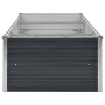 Garden Raised Bed Anthracite 240x80x45 cm Galvanised Steel 45727