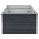 Garden Raised Bed Anthracite 240x80x45 cm Galvanised Steel 45727