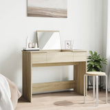 Dressing Table with Mirror Sonoma Oak 100x45x76 cm 840697