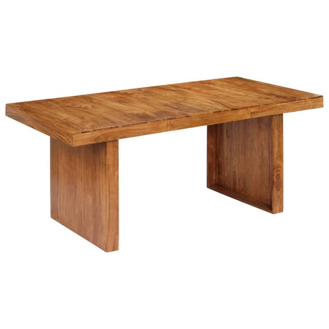 ZNTS Dining Table 180x90x75 cm Solid Acacia Wood 247491