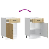 Kitchen Base Cabinet Lucca Sonoma Oak Engineered Wood 853720