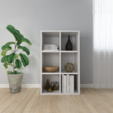 800342 Book Cabinet/Sideboard White 66x30x98 cm Engineered Wood
