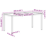 Outdoor Furniture Set 7 pcs Black and Anthracite Textilene 3422889