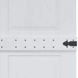 Barn Door Corona White 100 x 210 cm Solid Pine Wood 42021204