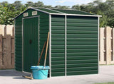 Garden Shed Green Galvanised Steel 191 x 130 x 198 cm Garden Shed 3188231