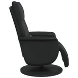 Massage Recliner Chair Black 71 x 90 x 105 cm Faux Leather 42018597