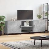 TV Cabinet Concrete Grey 150x30x50 cm Engineered Wood 829120