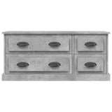 TV Cabinet Concrete Grey 100x35.5x45 cm Engineered Wood 816452