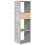 ZNTS Book Cabinet Concrete Grey 34x31x112 cm Engineered Wood 860286