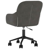 Office Chair with Wheel Dark Grey 56 x 61.5 x 72 cm Velvet 42025223