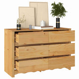 Chest of Drawers Drammen Oak 111 x 43 x 73.5 cm Solid Pine wood 42003050